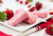 طرز تهیه بستنی ژله‌ای توت فرنگی